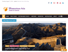 Tablet Screenshot of momentousasia.com